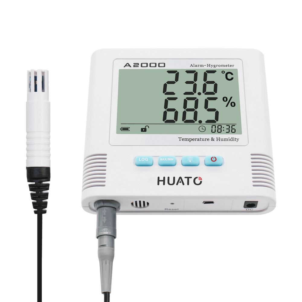 Drėgmės/temperatūros matuoklis Huato A2000-EB